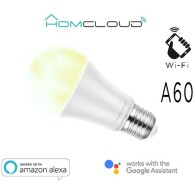 Lampadina Wi-Fi + Bluetooth Bianco CCT E27 A60 dimm