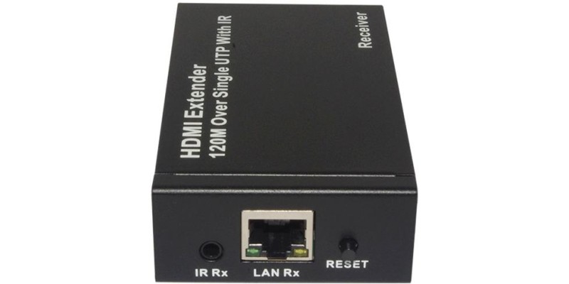 RX Extender HDMI over TCP/IP, abbinato a PET120R, 120MT 