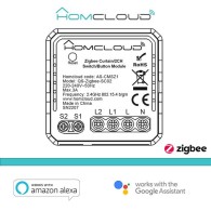 Modulo Ibrido Tapparelle e Pulsante Luci 2CH Zigbee da incas