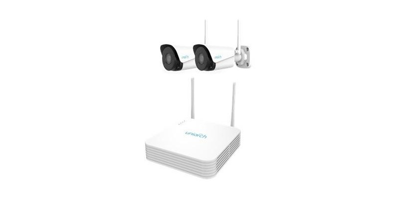 KIT UNIARCH Wifi, 4 Canali Wifi, 2 Bullet Camera Wifi 2MP