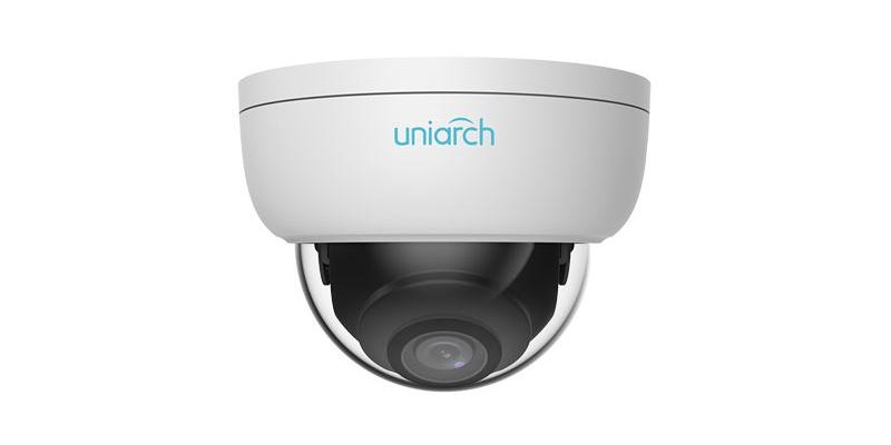 3MP Uniarch Minidome IPCamera, Ottica 4.0mm Ik10 con Audio